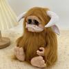 Ludo Doll in The Maze Big Mouth Cattle Ludo Plush Latex Toys Big Mouth Monster  Animal Plush Doll Bull Horn Monster Doll Toy