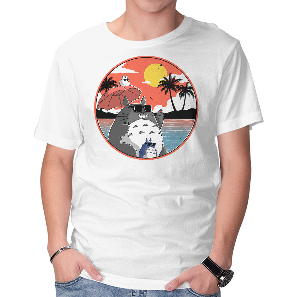 Unisex Crew Neck T-Shirt Summer Spirit Graphic Short Sleeve Casual Tee XXXL