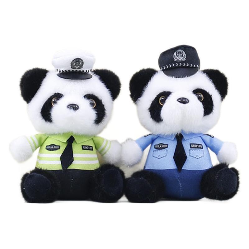 Cute Panda Keychain Plush Toy With Pp Cotton Filling Perfect For Collectible Accessories