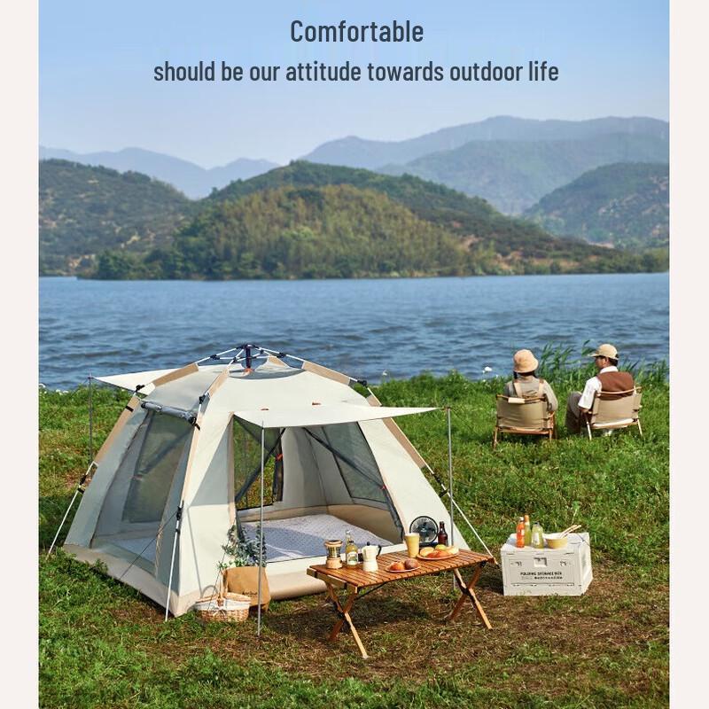 Portable Quick-Open Camping Tent Set 5-8 Person