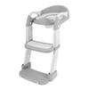 Children's Toilet Seat Stairway Adjustable Baby Toilet Folding Stand Step Stool Toilet Seat Ring with Nonslip Pad for Boys Girls