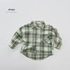 2025 Spring/Autumn Korean-Japanese Retro Plaid Shirt for Boys & Girls