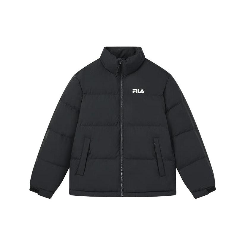 New FILA Down Jacket Unisex Jet Black F51U349901F-BK