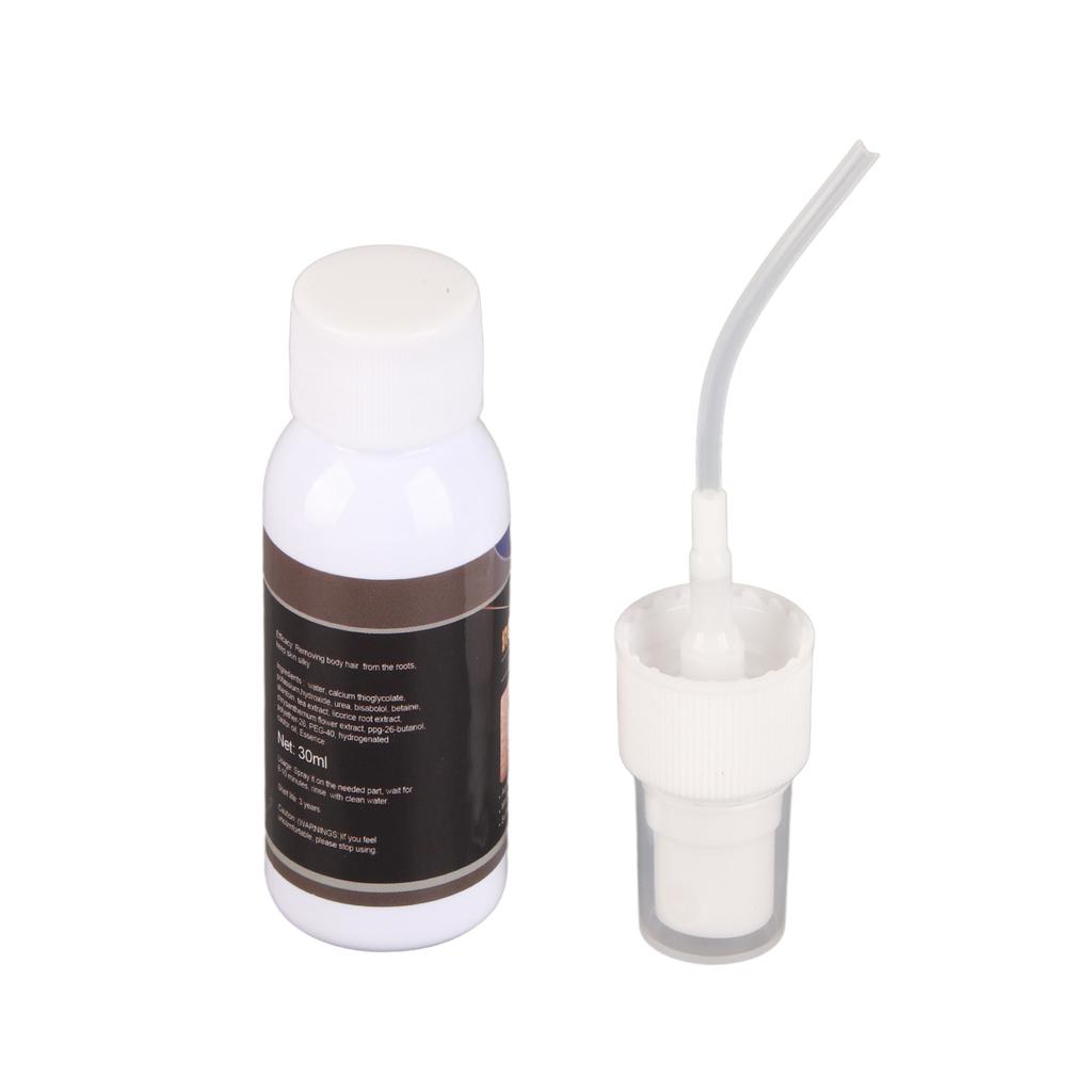Hair Removal Spray Painless Stop Growth Gentle Portable Hair Inhibitor Spray for Leg Arm 30ml Men