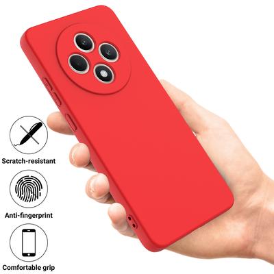 For Oppo Reno12 F 5G (Oppo Reno12 FS) Neo Case Anti-Drop Liquid Silicone Phone Cover with Strap