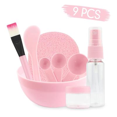9 PCS Face Mask Bowl Brush Spoon Stick Beauty Make Up Set For Facial Mask Tools Makeup Tool Kits