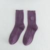 Female Spring and Autumn New Cartoon Dog Embroidery Pulled A College Style Cotton Socks
