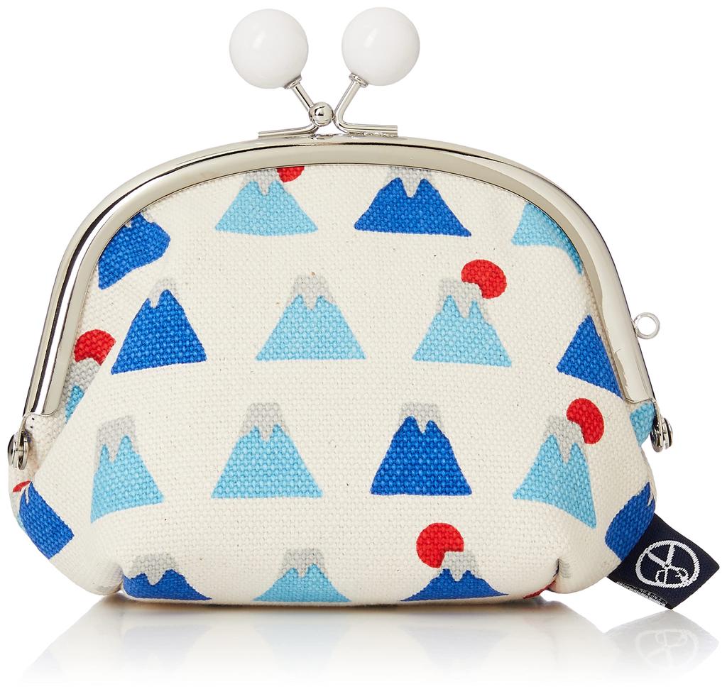 Purse Gusset and Fuji Mount Fuji Purse [Maeda Senko] [Goshiki Hanpu-do] 3.5-inch (with Beads) (Mount Series) 334-30003-000