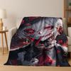Dark Gothic Sexy Beauty Flannel Blanket Soft Warm Blanket Throw Blanket for Bedroom Living Room Bed Travel Camping Picnic Gift