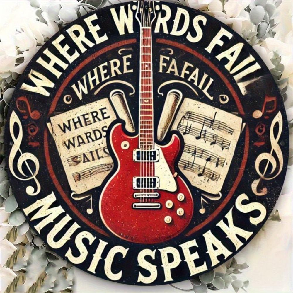 Retro Vinyl Record Metal Painting Wall Art for Living Room Bar Cafe