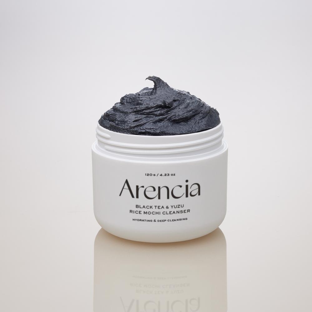 Arencia Black Tea Rice Mochi Cleanser 120ml - Cleansing Tea Care, Korean 120ml