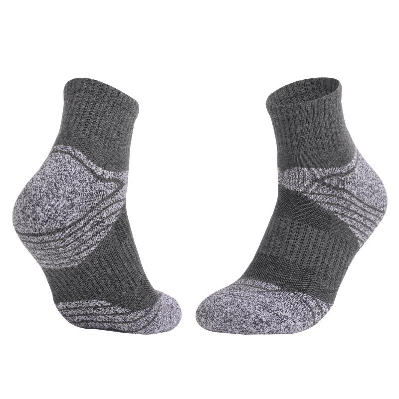 3/6 Pairs Outdoor Sport Socks Performance Thick Cushion Sweat-absorbent Compression Running Mountaineering Walking Crew Sock