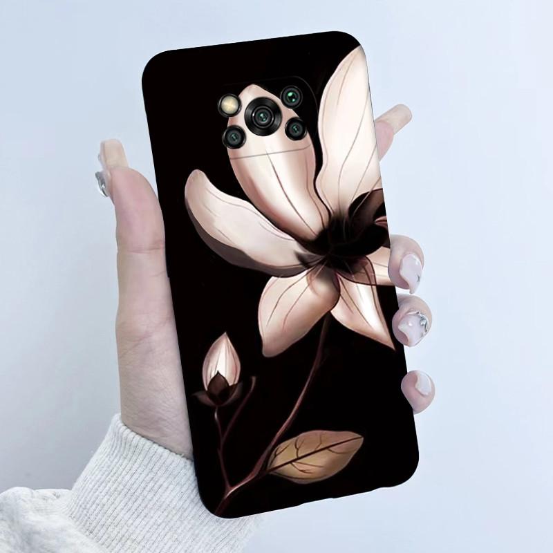 For Xiaomi Poco X3 Pro Case Flower Girls Design Soft Silicone Phone Back Cover For Xiomi PocoX3 Pro X 3 3X Poco X3 NFC Shells