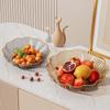 ZISIZ Transparent Plastic Fruit & Snack Plate