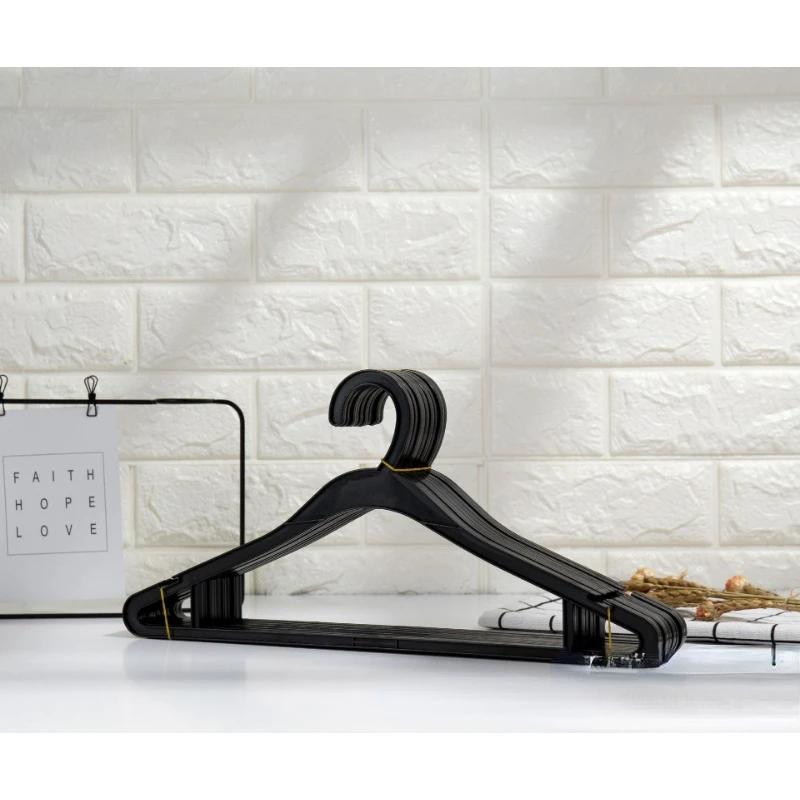 

1 шт. Пластиковая вешалка для шкафа, химчистка, одноразовая вешалка, оптовая продажа, утолщенная вешалка для одежды, стойка для хранения одежды для взрослых, отель 40X19cm