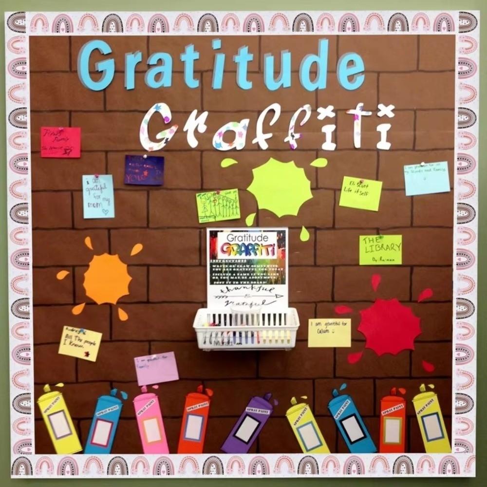 Self Adhesive Chalkboard Board Border Rainbow Border Classroom Decors Border Paper Handmade Crafts