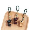 Rope Deer Car Key Chain Sandalwood Bag Pendant Mobile Phone Wood Key Chain Chinese Style Key Ring