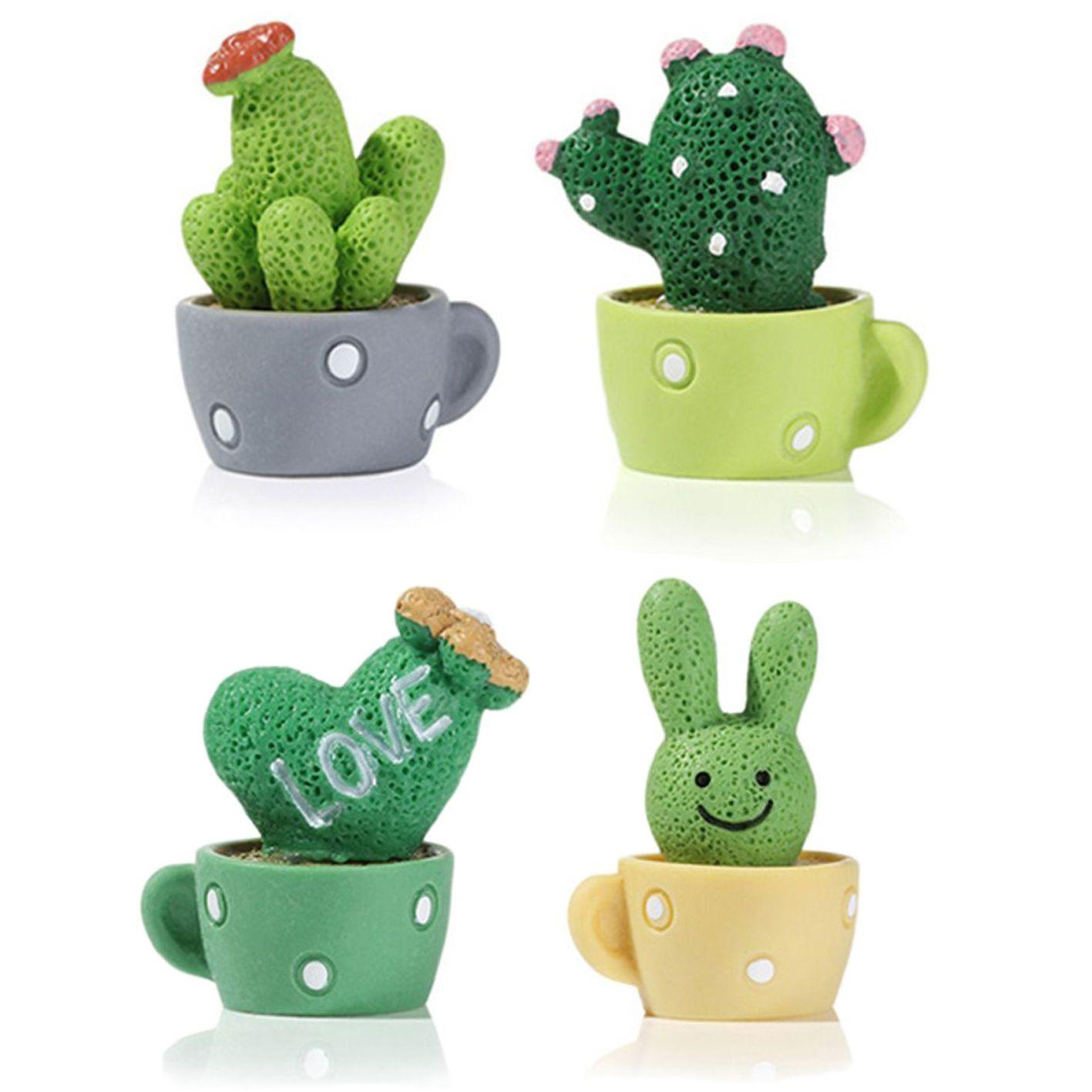 

Казковий сад Мініатюри кактусів Мікроорнаменти Фігурки квітів кактуса Мікро фігурка пейзажу 1