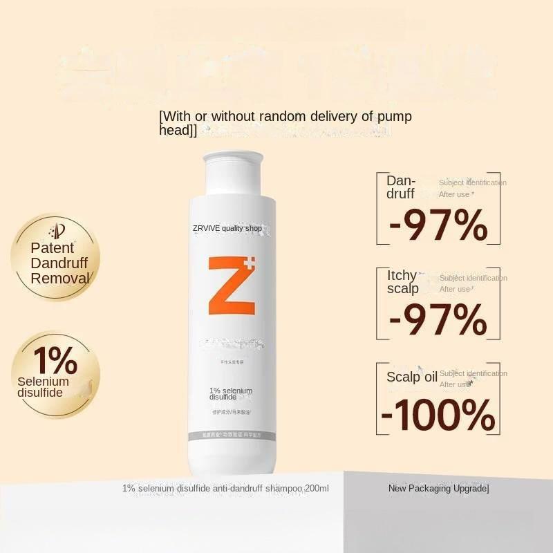 Zhirun Oil Control Volumizing Shampoo Anti-Dandruff Itch Relief Hair Wash Cleanser 16.9oz