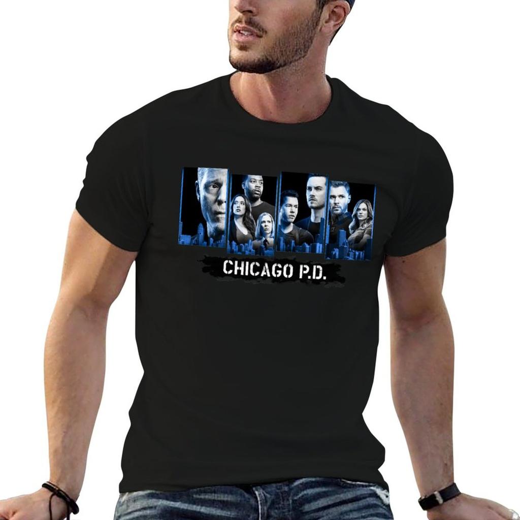 Chicago Pd Season 6 Tshirt Fashion Print Casual Short Sleeve