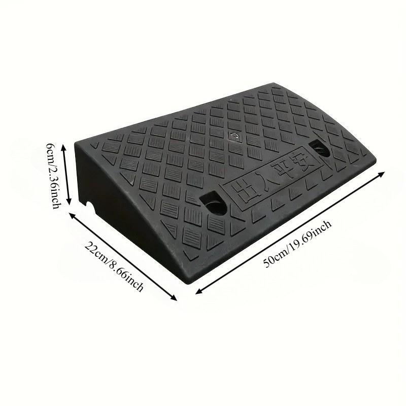 Durable Portable Threshold Ramp 3–10cm Height, Anti-Slip Surface for Car, Motorcycle, Wheelchair, Pets, Doorstep, Curb Access