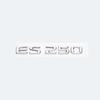 3D Chrome Glossy Black ABS Letters ES200 ES250 ES260 ES300 ES350 ES300h ES350h HYBRID Emblem For Lexus Car Trunk Logo Sticker