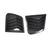 For Kia Sportage KX5 2016 2017 2018  Car Rear Louver Window Side Shutter Cover Trim Sticker Vent Scoop ABS Carbon Fiber