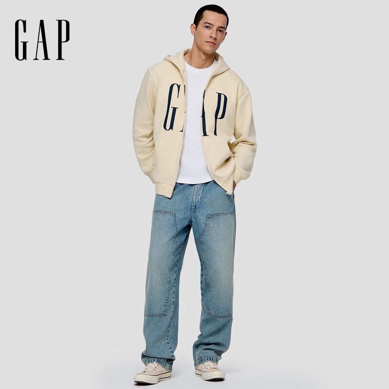 Gap Unisex 2025 Autumn Logo Fleece Hoodie Sweatshirt 786920