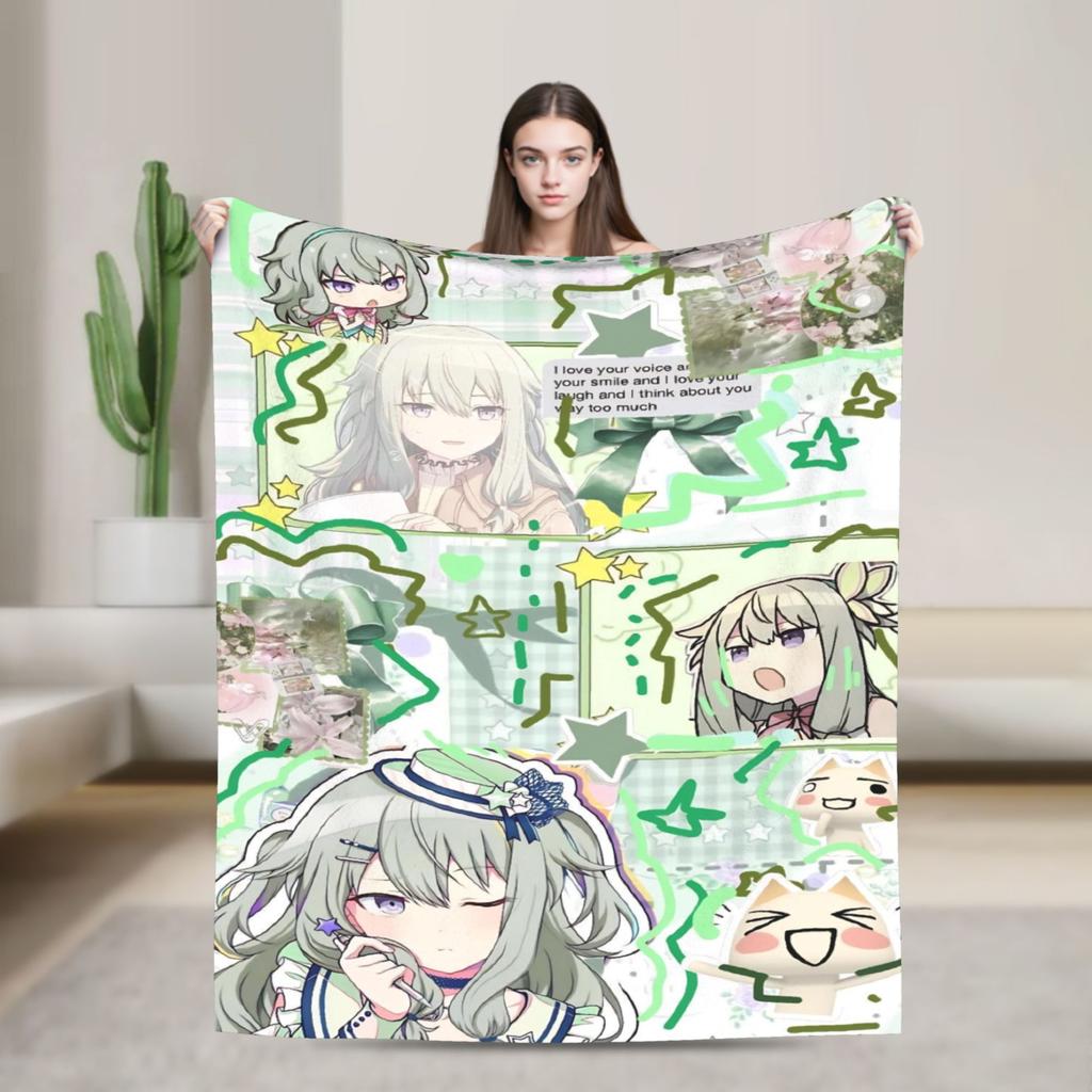 Tenma Tsukasa My Boyfriend Blanket Flannel Singer Anime Super Soft Throw Blanket For Bedding Couch Bedspread