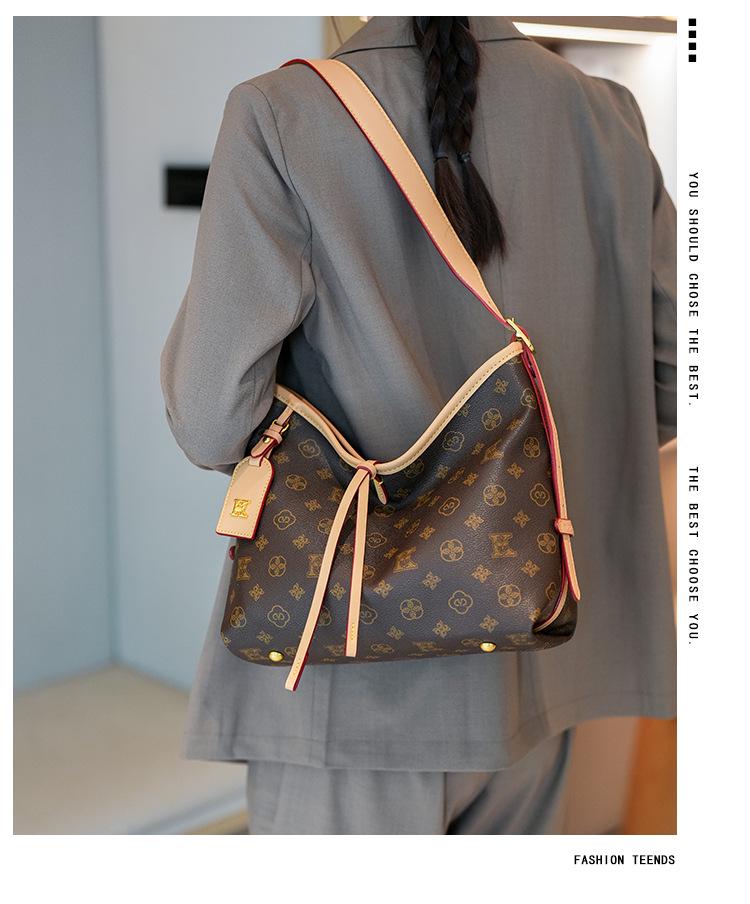 Internet Celebrity Chic Women's Large Capacity Shoulder Tote - New Autumn Crossbody Bag