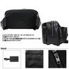 LUGGAGELABEL Element Waist Bag Black (Luggage Label) (10) 021-01259