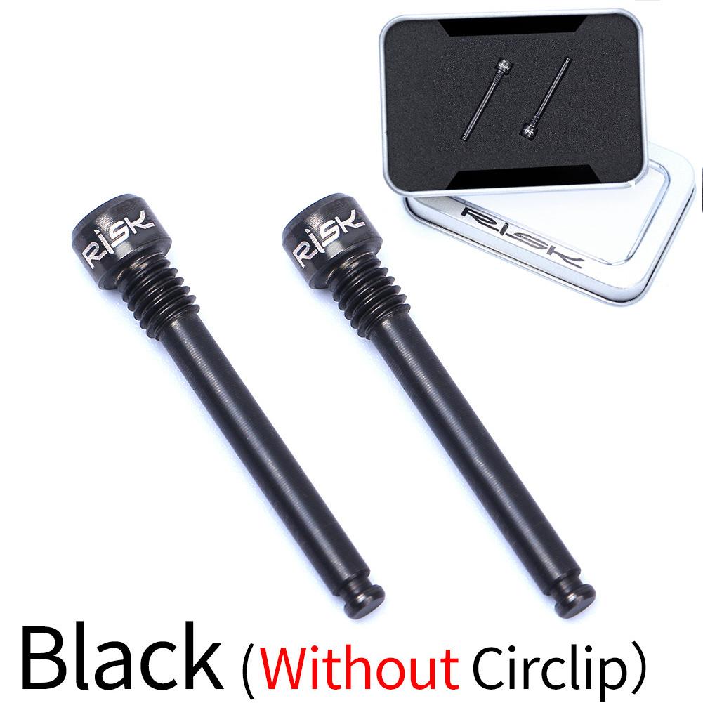 

Bicycle Threaded Brake Thumb Lock Titanium Alloy Brake Pad For Mountain Road Bike Threaded Oil Dishes black Thumb Lock 2pcs#1