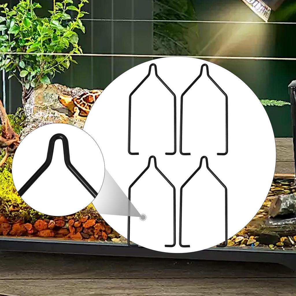 Reptile Lampshade Fixing Clip Hook,Fixture,Lamp Clip,Lamp Hanger Holder for Water Tank Terrarium
