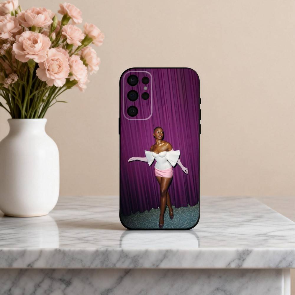 

Radiant J-Joy S-Sunday Actress Phone Case For Samsung S25,S24,S21,S22,S23,S30,Ultra,S20,Plus,Others Soft Black Cover Samsung S23ULTRA5G