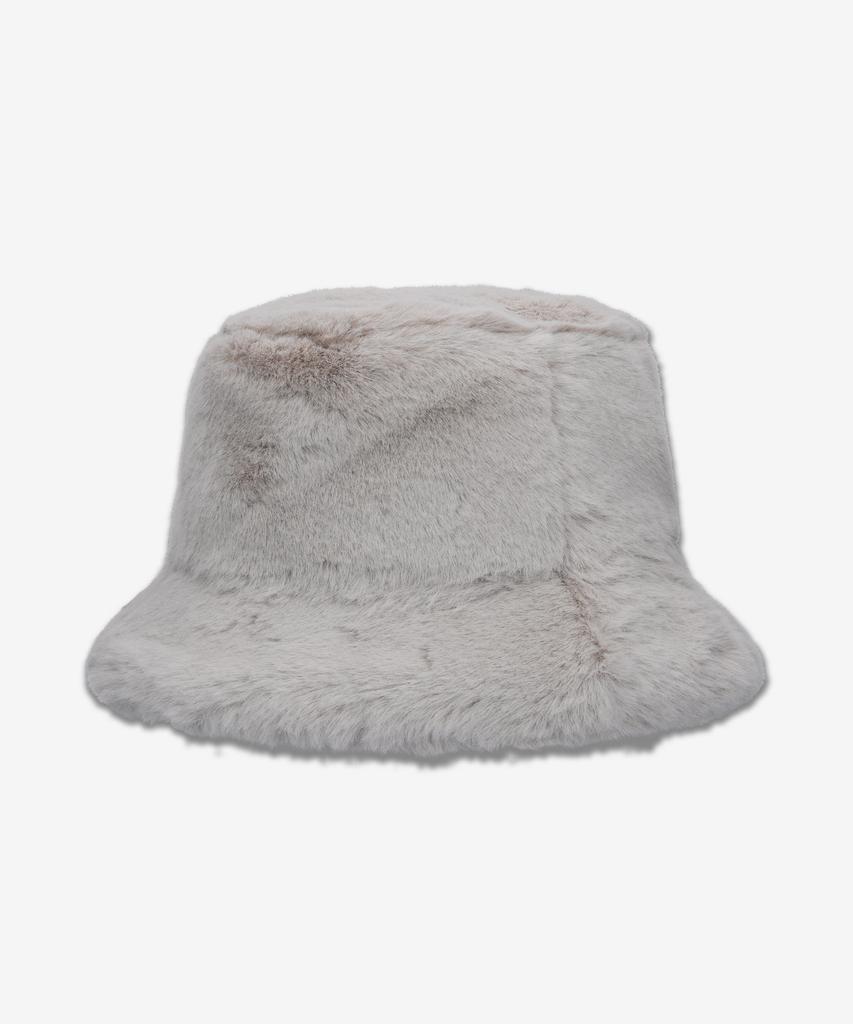 STAND STUDIO Vera Faux Fur Bucket Hat - Ecru / 61507907090700