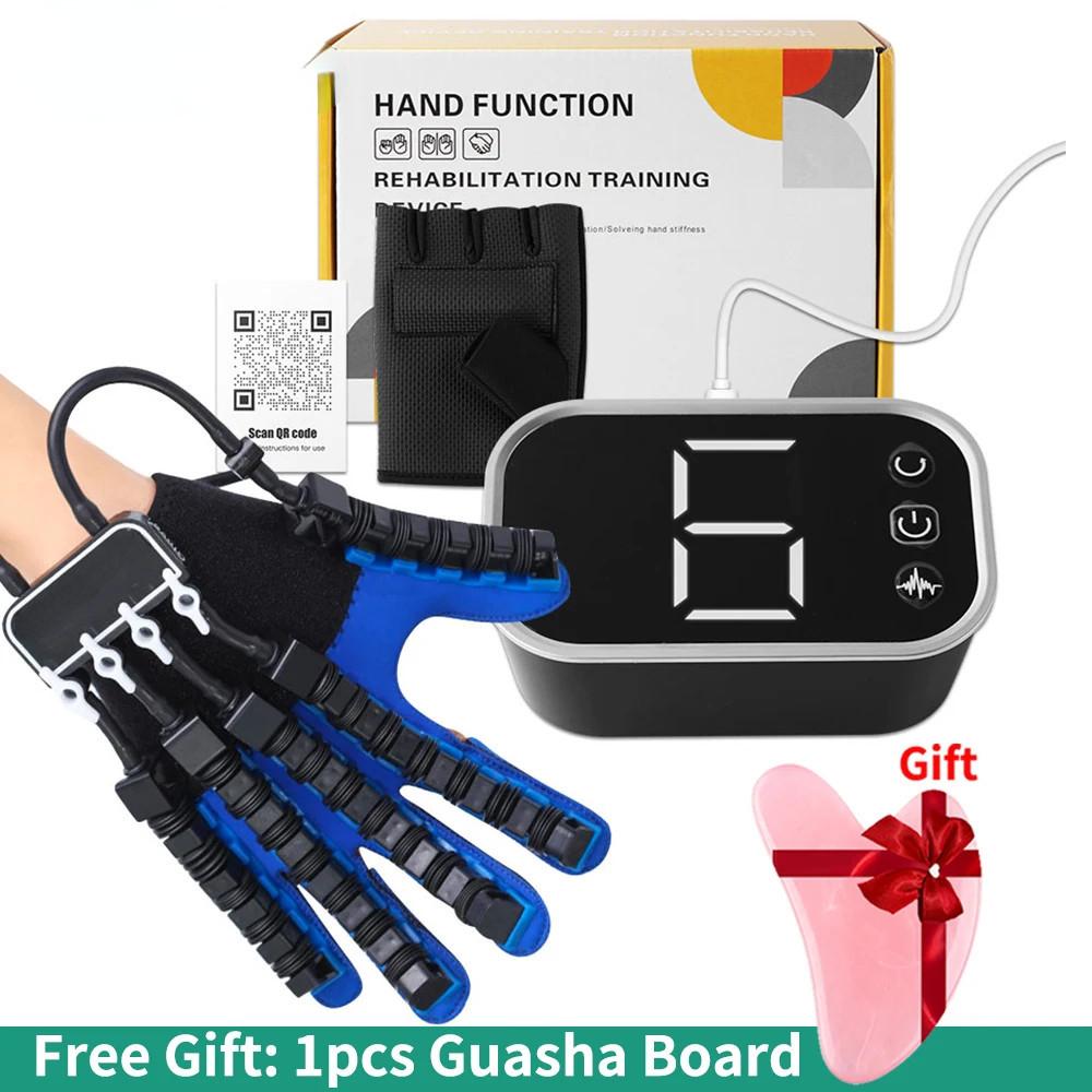 Automatischer Handrehabilitations-Trainer Rehab-Therapie Hemiplegie-Handschuhe Fingertrainer Blau Handrehabilitations-Roboter-Handschuhe