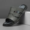 Fashion CYYTL Summer Mens Slippers Casual Shoes Beach Sandals Outdoor Slides Leather Walking Comfort Luxury Designer Lightweight Fashion