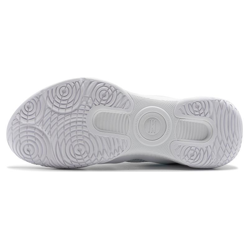 Li Ning Gladiator Textile, Synthetic Leather Cushioning, Wear Resistant Low Top Badminton Shoes Unisex Standard White AYZT011-1