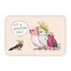 Cute Cartoon Chick Floor Mat - Fun and Colorful Design for Home Entrances, Perfect for Kids' Rooms and Farmhouse Décor