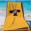 Cartoon Cheburashka Cute Towel Sports Quick Dry Travel Camping Gear Sandproof Soft Light Large Beach Towel