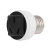 1PC E27 ABS US/EU/AU Plug Connector Accessories Bulb Holder Lighting Fixture Bulb Base Screw Adapter Portable White Lamp Socket