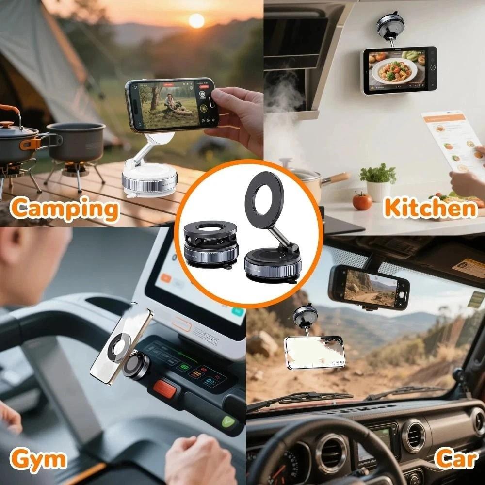 Strong Magnetic Adsorption Magnetic Phone Mount Foldable Design Dashboard Phone Holder  Car Use