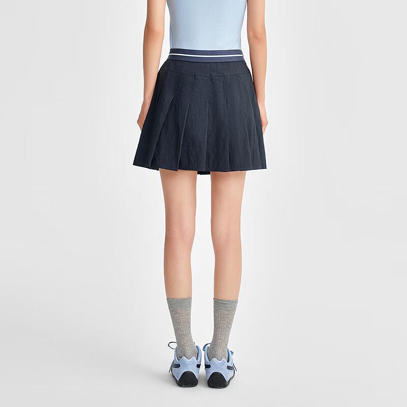 Ledin Autumn 2025 Color-Block Pleated Skort