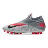 Chuteiras de Futebol Phantom Vision 2 Academy DF AG Unissex Calçado Cinza Vermelho CD4155-906