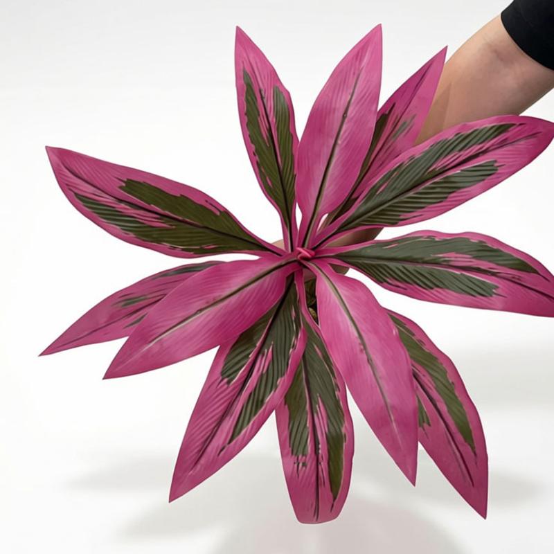 1Pcs Desktop Design 55Cm Large Artificial Dragon Blood Tree Faux Brazilian Wood Plant Decor For Living Room With Life-Like Green