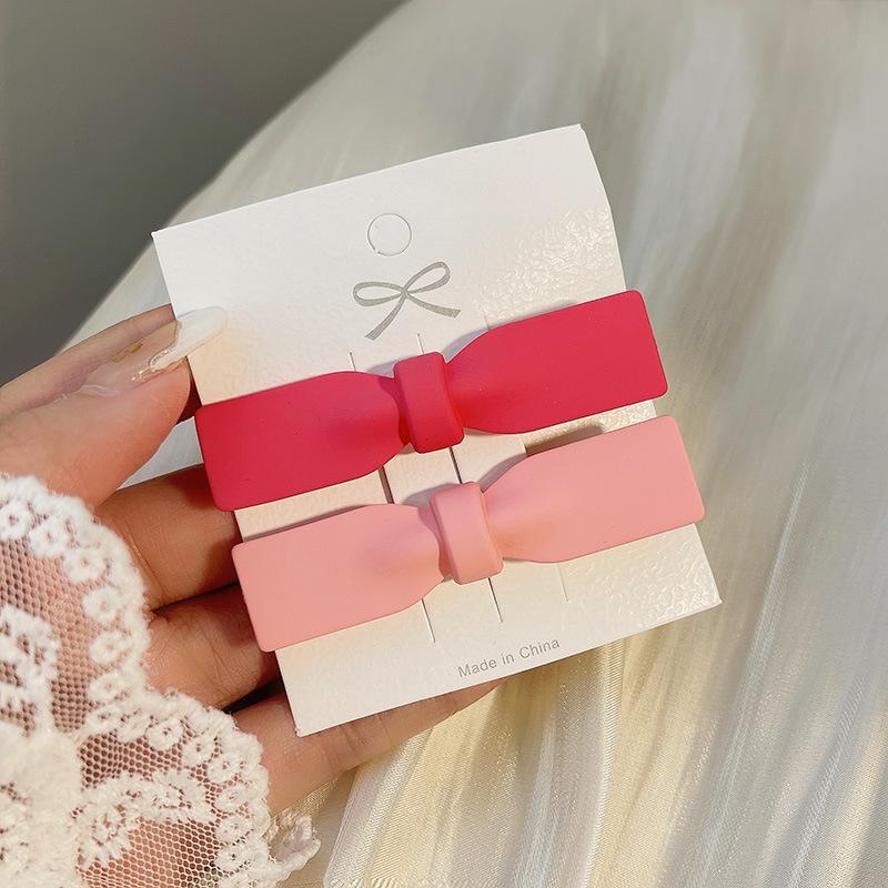 

Милые заколки для волос Любовь для девочек, корейские матовые заколки для волос, акриловые модные заколки-бабочки, трендовые аксессуары для волос для девочек, ювелирные булавки