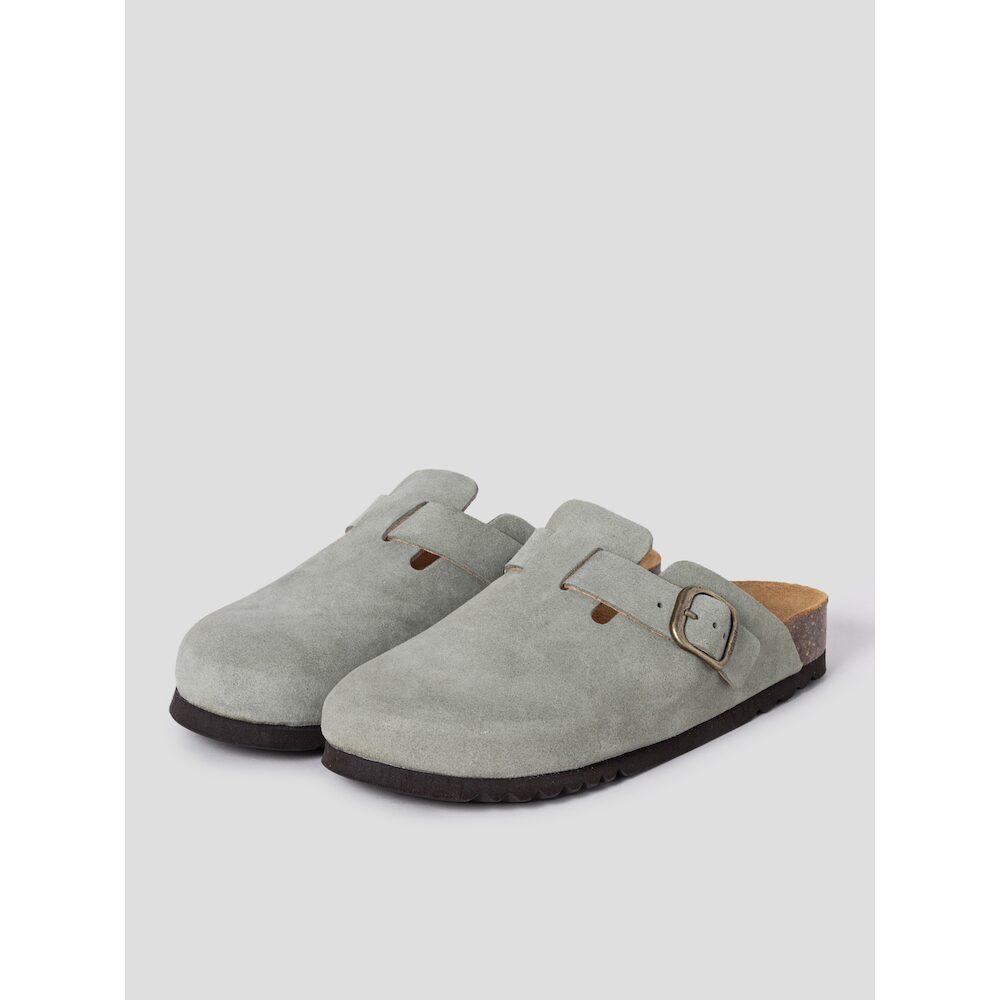Scholl (Women) Cork Clog Sandals Green (Hh54K2C71M)