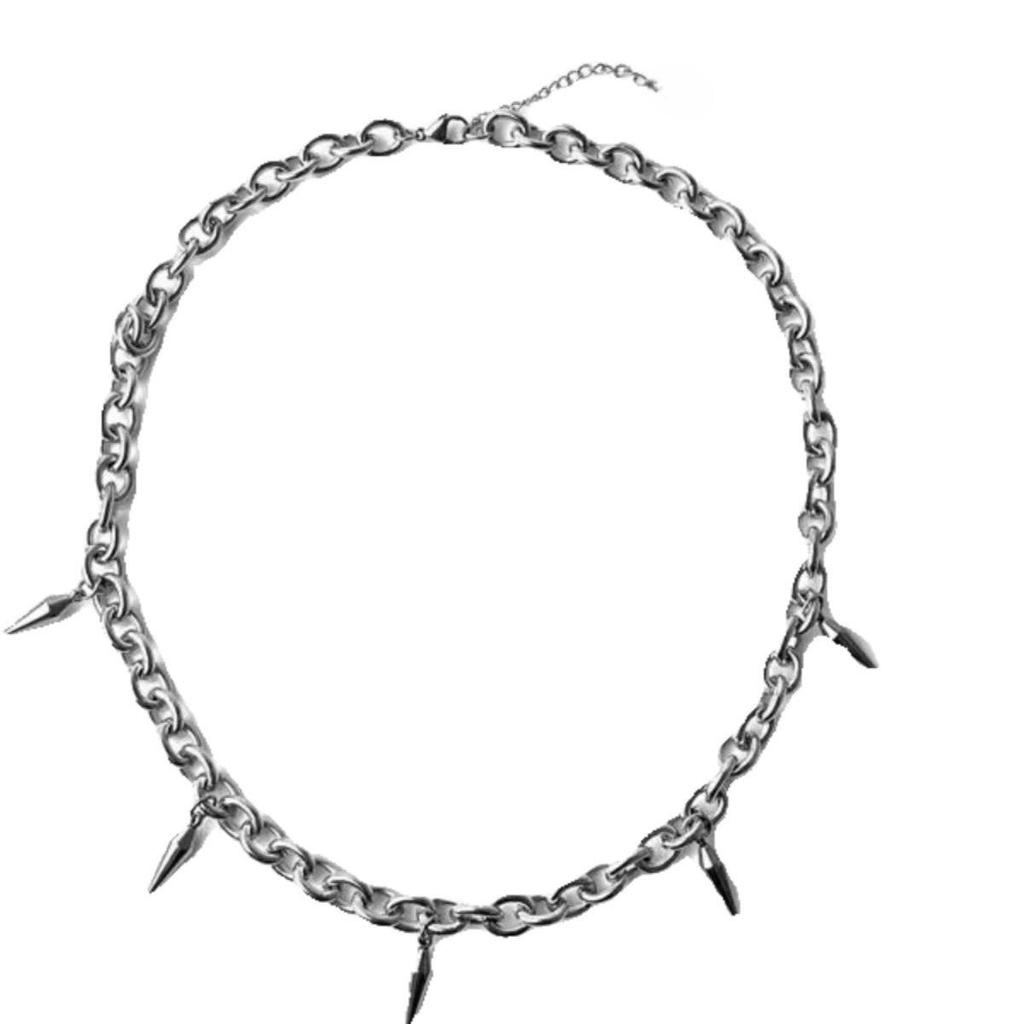 Unisex Tassel Rivet Clavicle Necklace - Trendy Niche Design, Advanced Cold Style