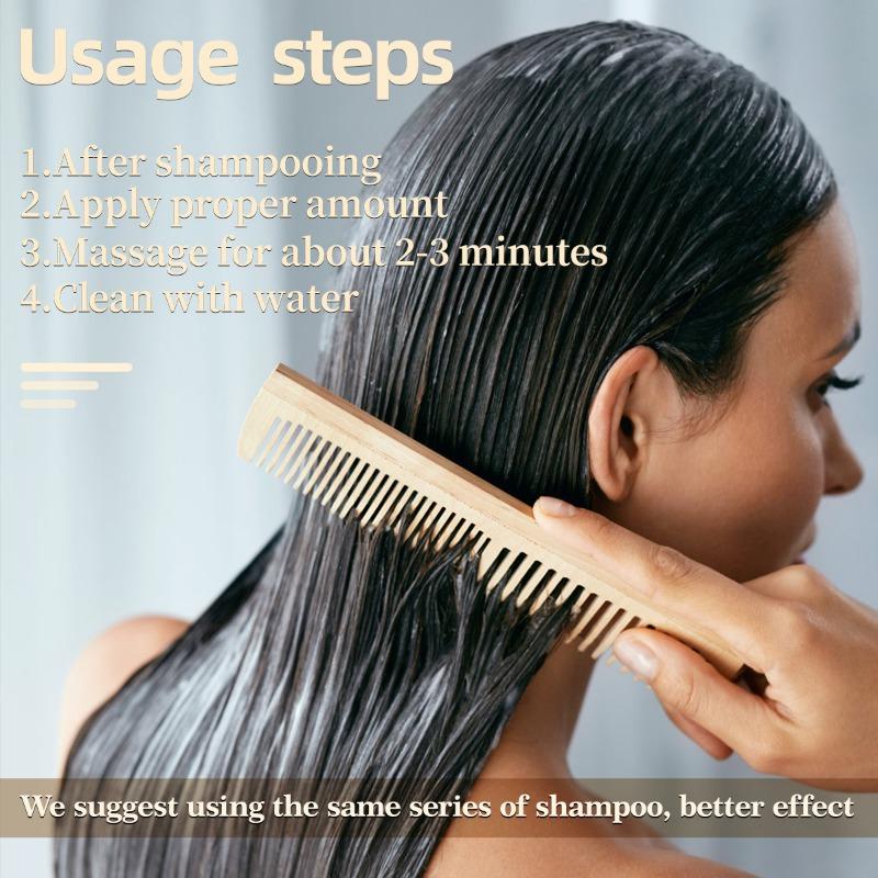 Balsamo rassodante per capelli allo zenzero Controllo dell'olio Cura soffice Balsamo idratante per capelli lisci Migliora la cura dell'effetto crespo
