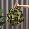 Boys Long Sleeve Shirt Spring Autumn Korean Smart Casual Top